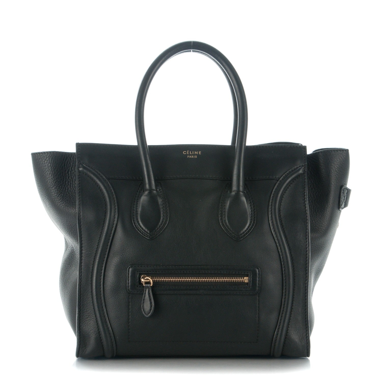 Celine Smooth Calfskin Mini Luggage Black 1 of 9