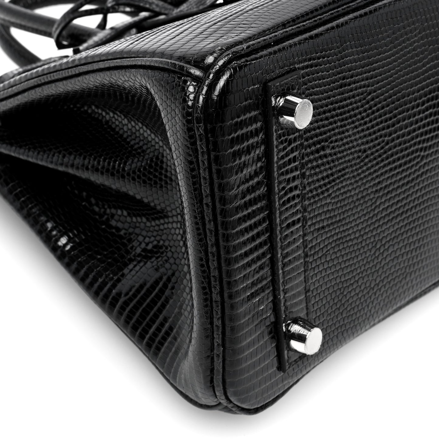 Lizard Birkin 25 Black