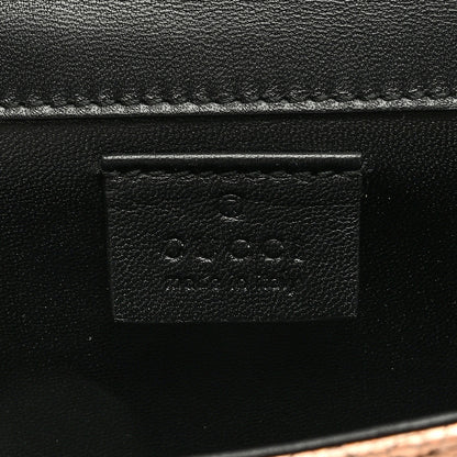 Gucci Metallic Crackled Calfskin Broadway Clutch Salmone 6 of 8