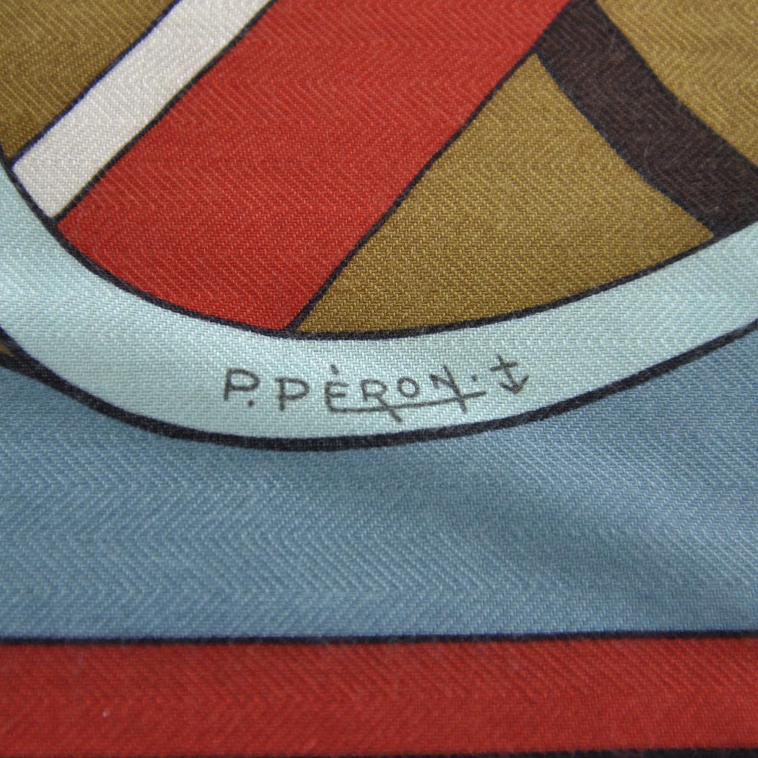 Hermes Cashmere Silk Thalassa Shawl 140 4 of 7