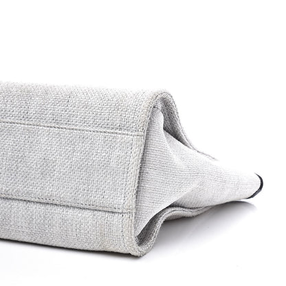 Chanel Canvas Small Deauville Tote Grey 8 of 9
