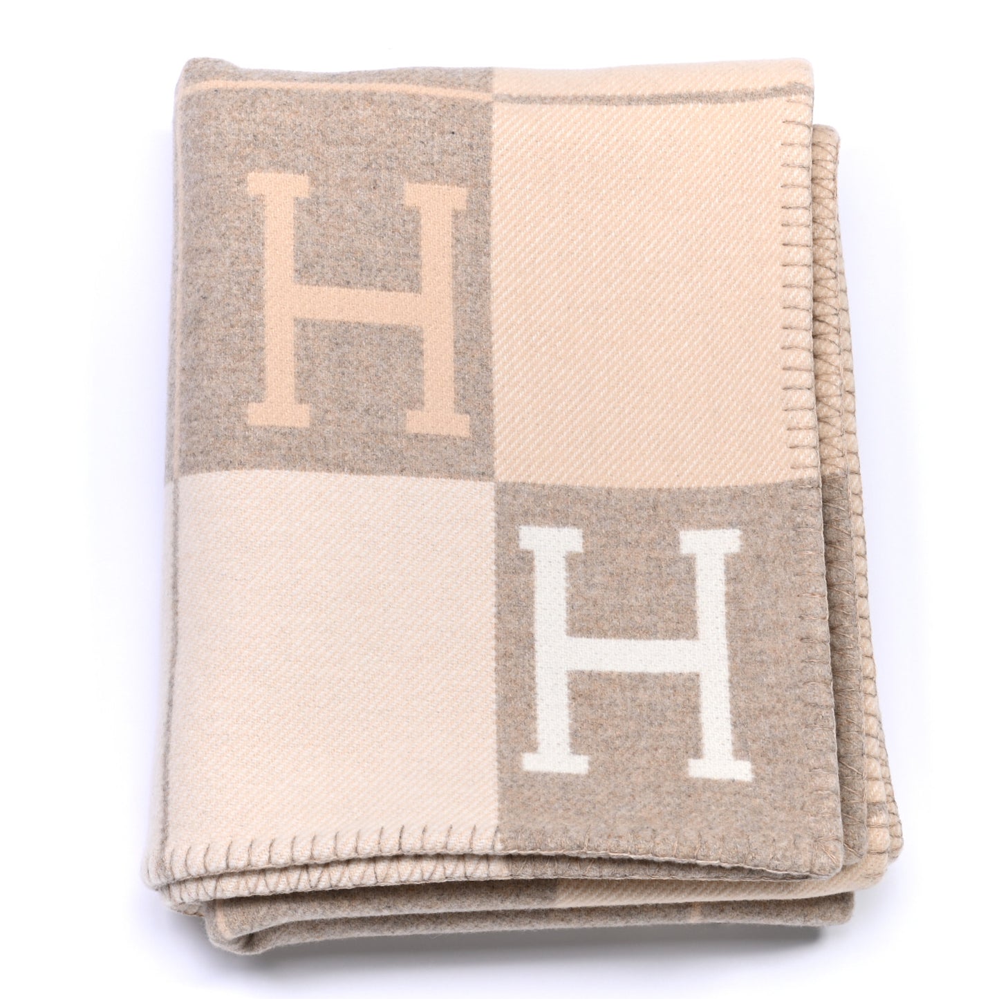 Wool Cashmere Avalon III Blanket Coco Camomille