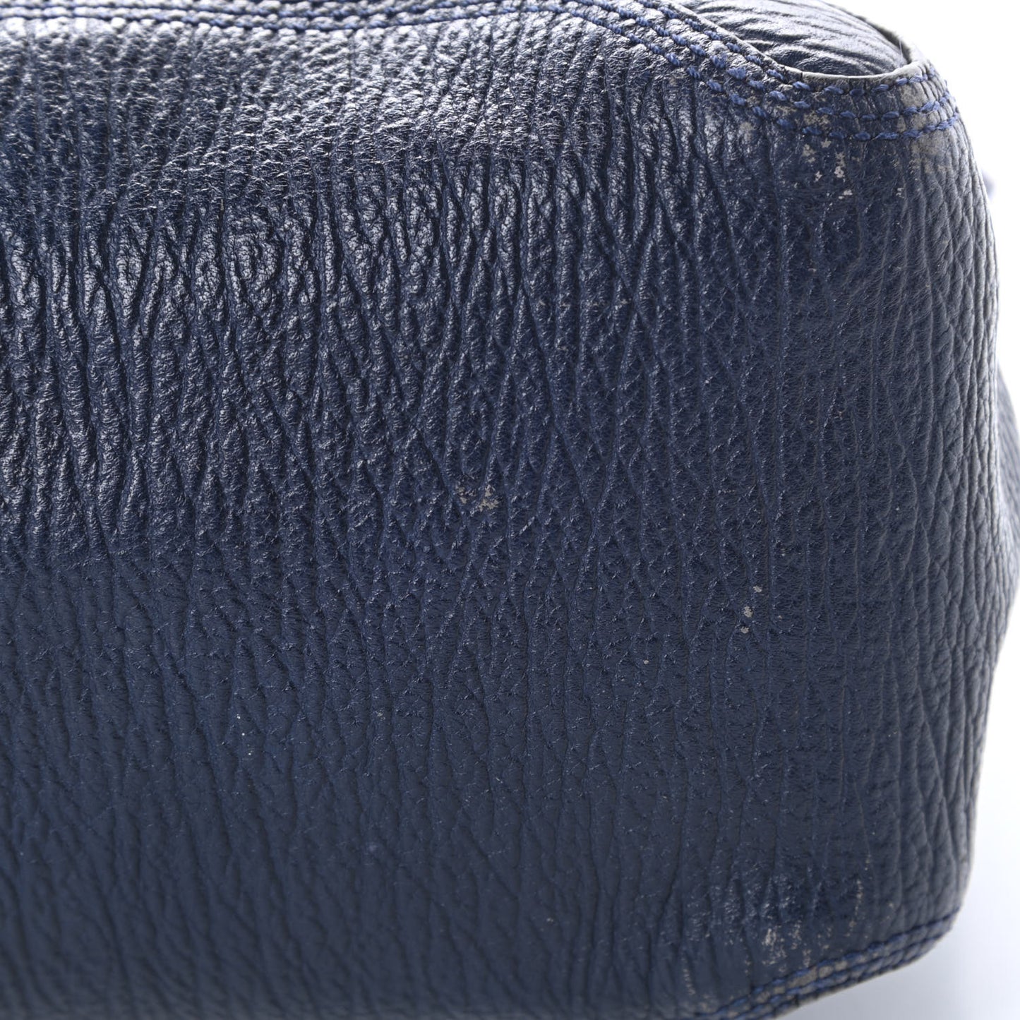 Textured Calfskin Large Pashli Satchel Ink