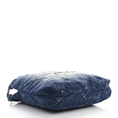 Chanel Denim Quilted Small Chanel 22 Blue 5 of 12