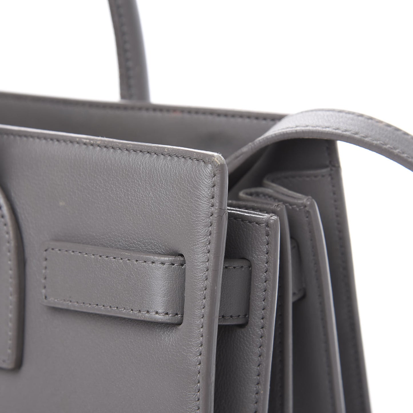 Calfskin Baby Sac de Jour Fog