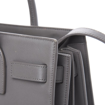 Saint Laurent Calfskin Baby Sac de Jour Fog 8 of 16