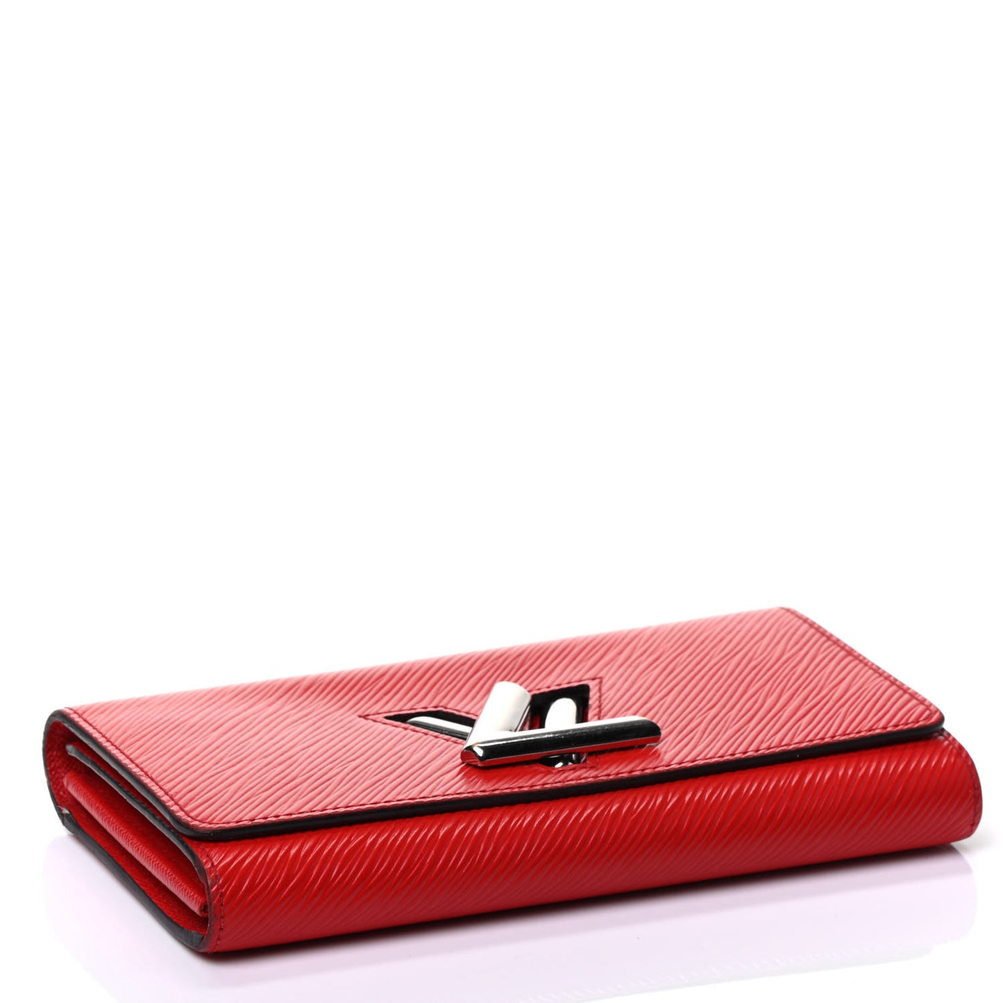 Epi Twist Wallet Coquelicot