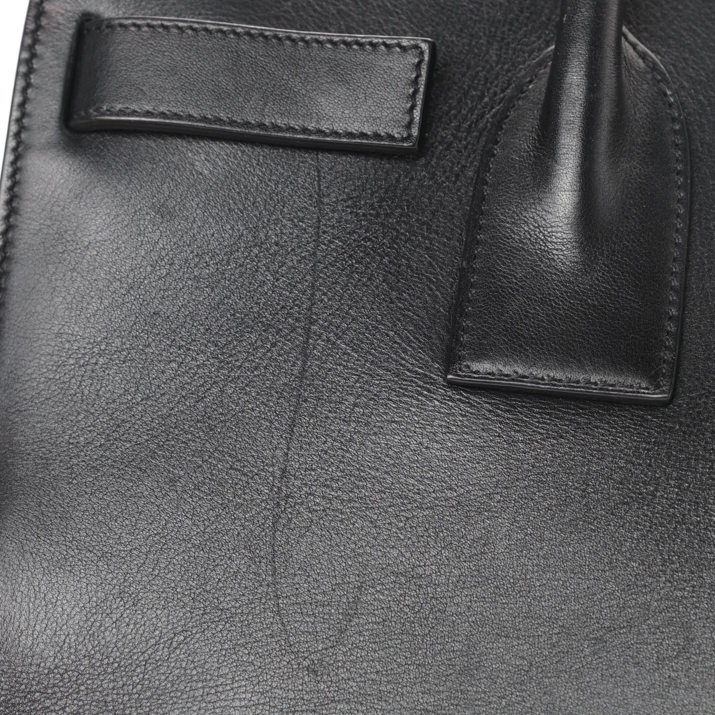 Calfskin Small Sac De Jour Black