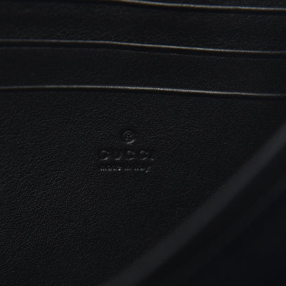 Gucci Velvet Matelasse GG Marmont Chain Wallet Black 5 of 9