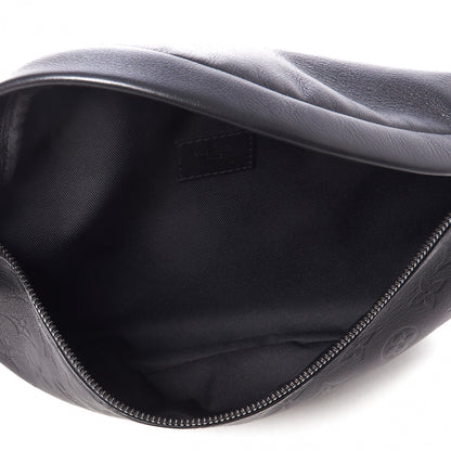Louis Vuitton Calfskin Monogram Shadow Discovery Bumbag Black 7 of 9