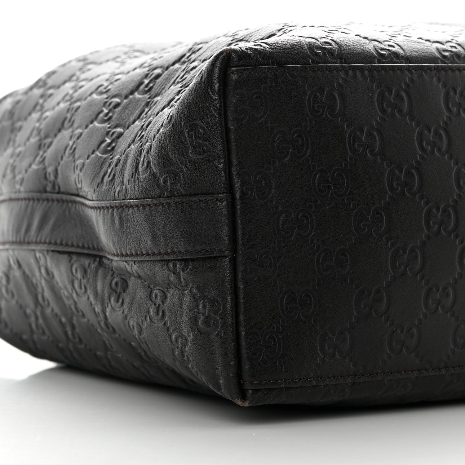 Gucci Guccissima Large Hobo Dark Brown 9 of 16