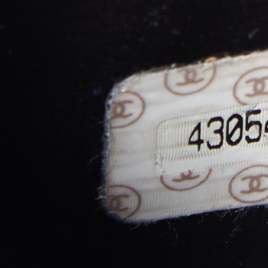 Calfskin Cosmetic Vanity Bag Black