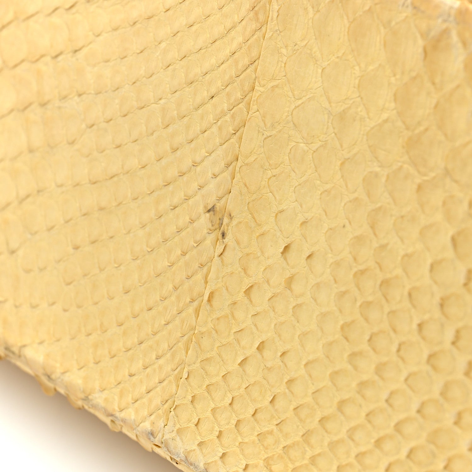 Chanel Snakeskin Jumbo Double Flap Yellow 14 of 18