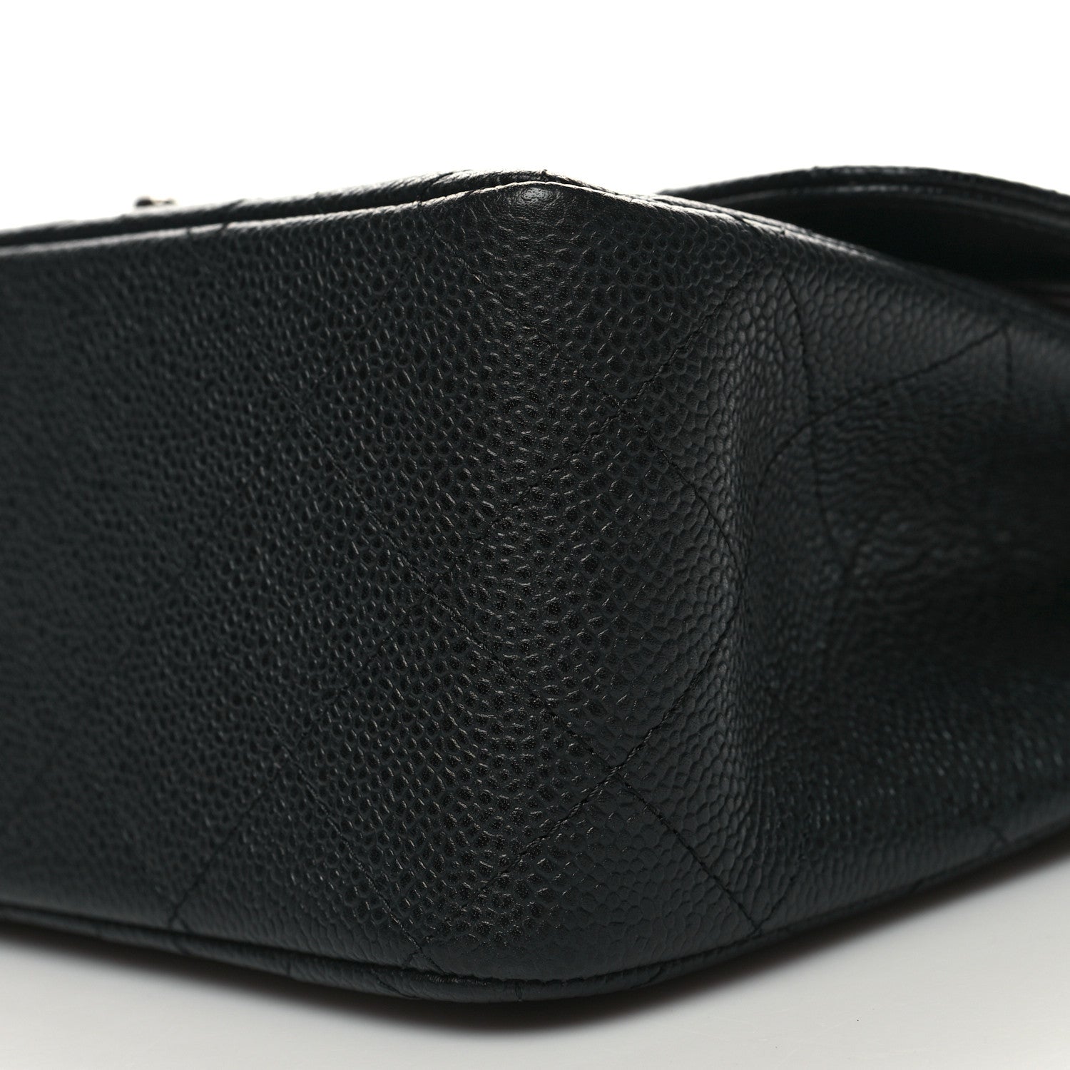Chanel Caviar Quilted Jumbo Double Flap Black 10 of 11