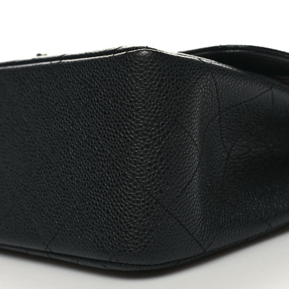 Chanel Caviar Quilted Jumbo Double Flap Black 10 of 11