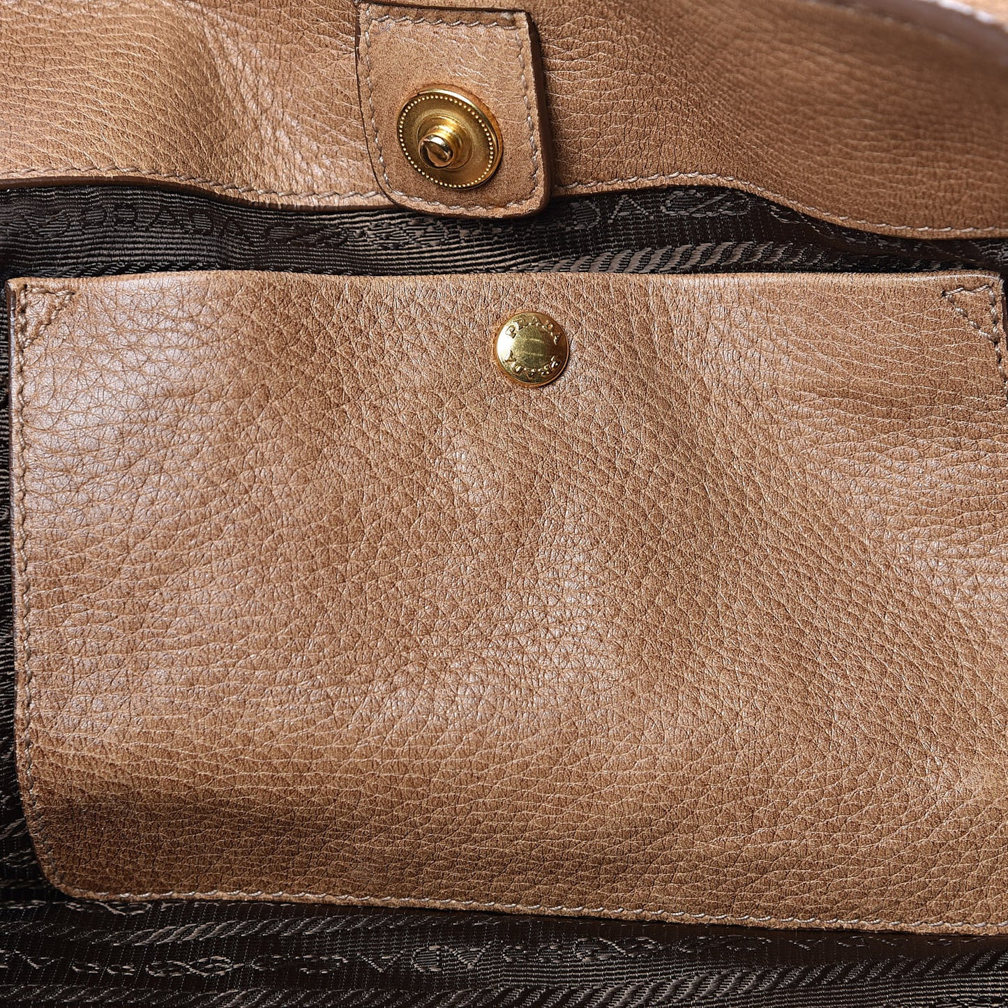 Vitello Daino Shopping Tote Sughero