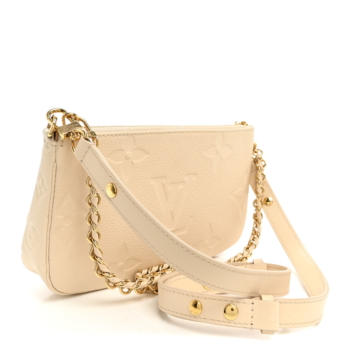 Louis Vuitton Empreinte Monogram Giant Multi Pochette Accessories Cream 2 of 11