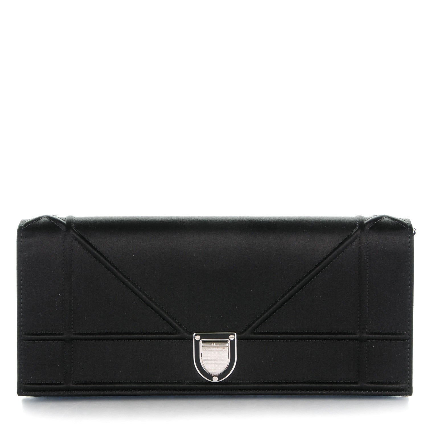 Christian Dior Satin Diorama Pochette Black 1 of 6
