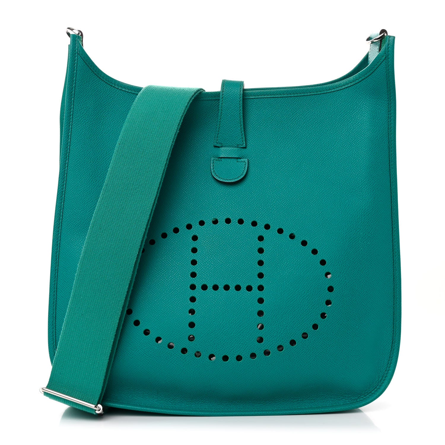 Hermes Epsom Evelyne II GM Bleu Paon 1 of 10