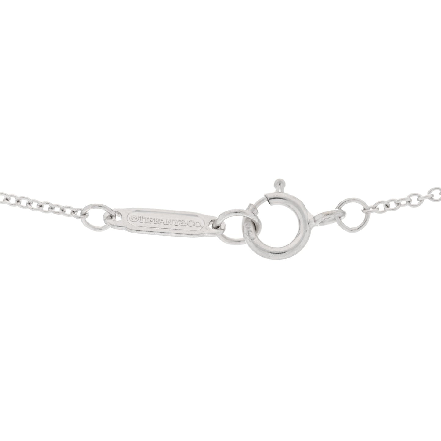 18K White Gold Diamond Metro Heart Pendant Necklace