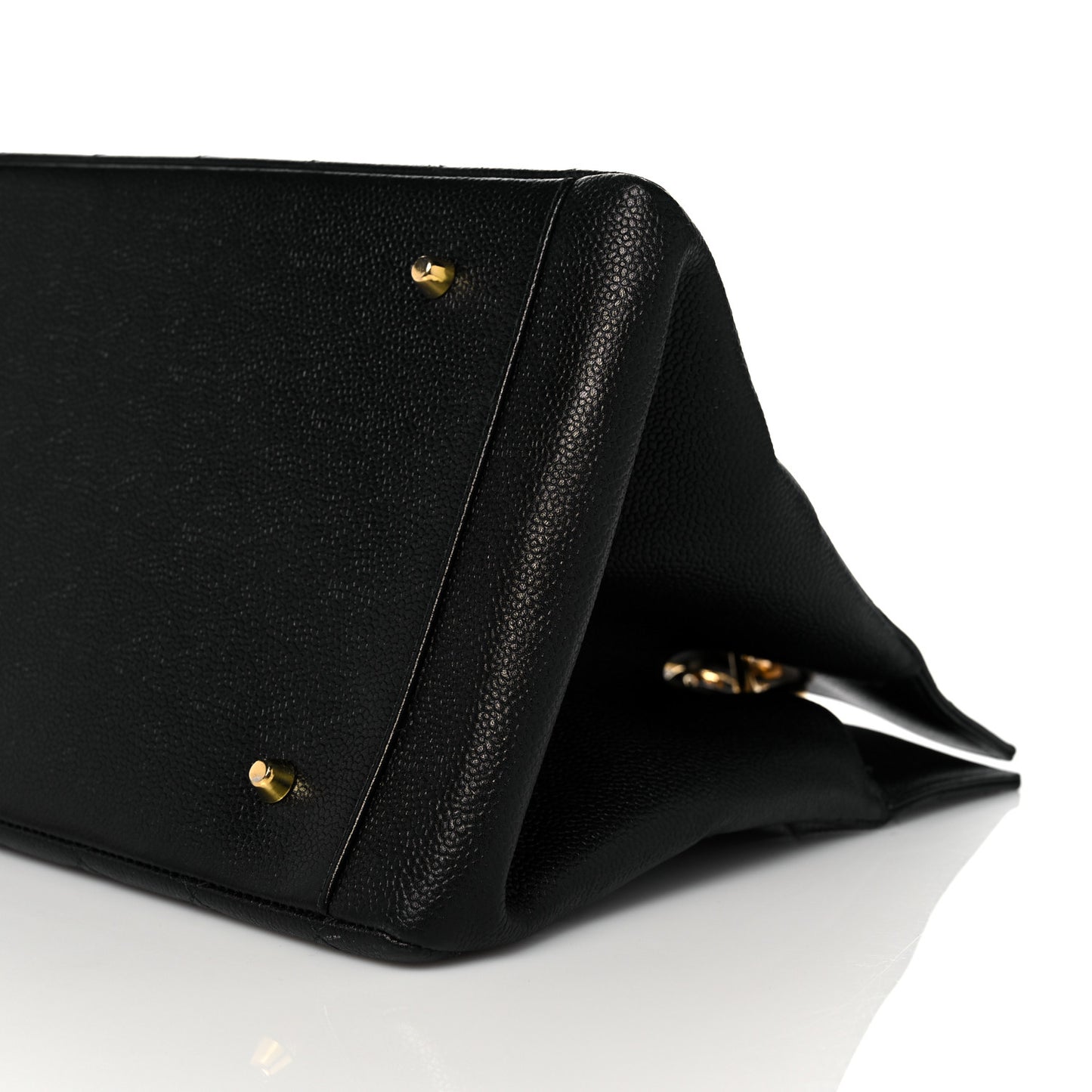 Caviar Quilted Timeless CC Tote Black