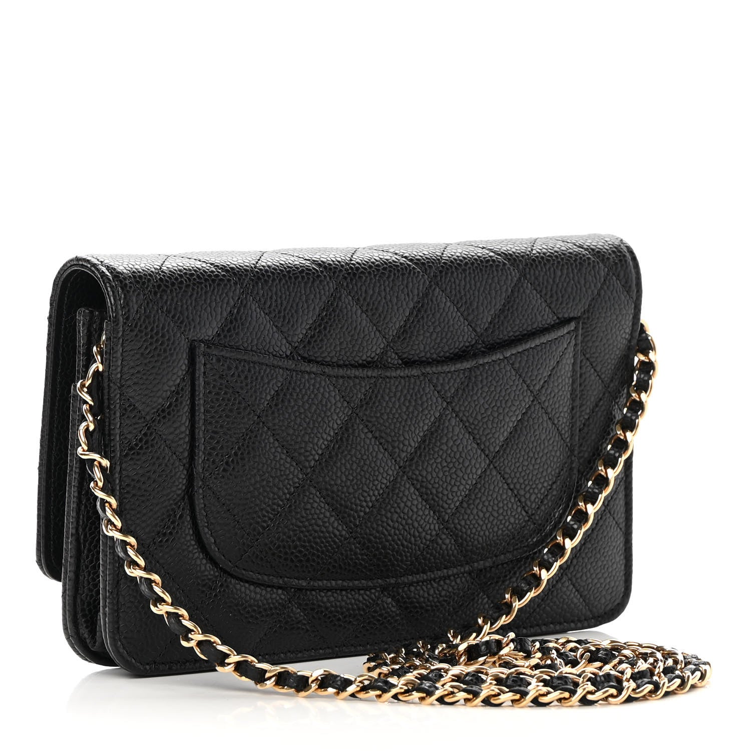 Chanel Caviar Quilted Wallet On Chain WOC Black 3 of 13