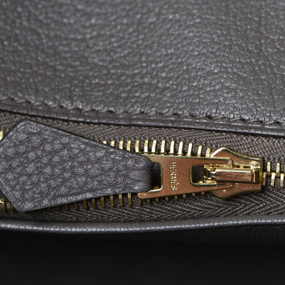 Hermes Togo Birkin 25 Etain 18 of 38