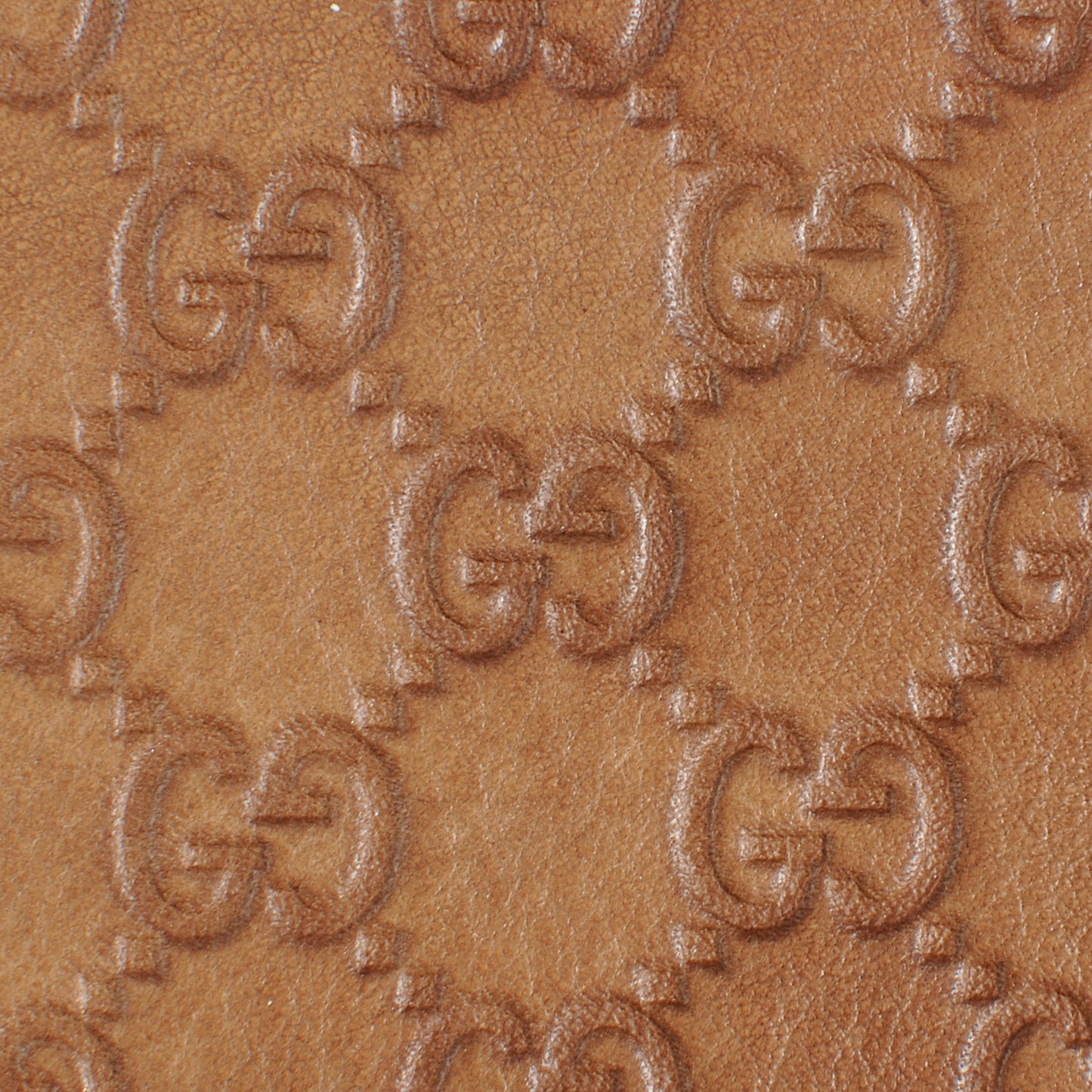 Guccissima Bamboo Tassel Zip Around Wallet Light Brown