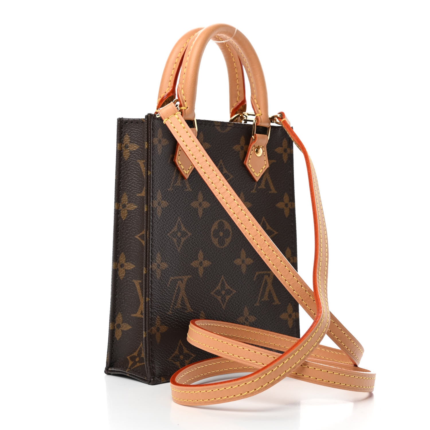 Louis Vuitton Monogram Petit Sac Plat 2 of 4
