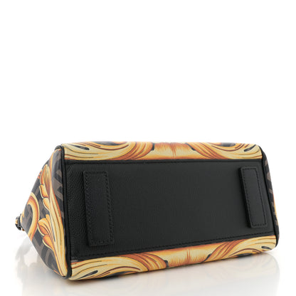 Versace X FENDI Grained Calfskin Fendace La Medusa Medium Top Handle Bag Black Multicolor 4 of 10