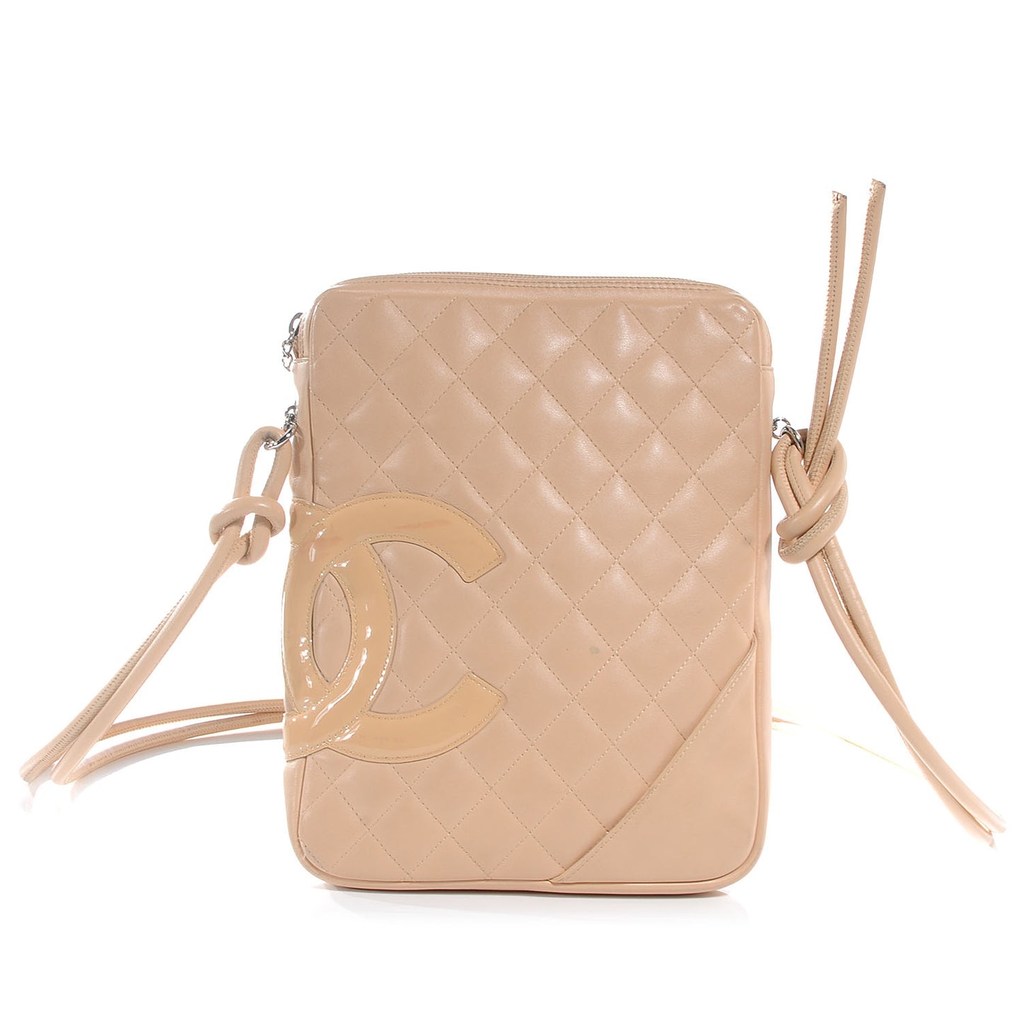 Leather Cambon Messenger Beige