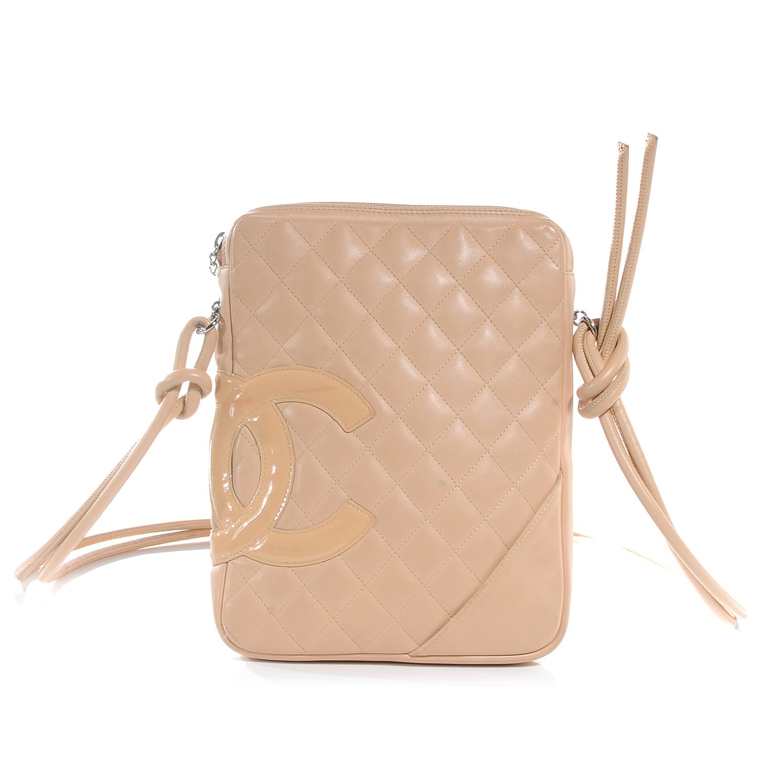 Chanel Leather Cambon Messenger Beige 1 of 9