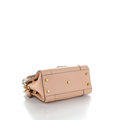 Valentino Garavani Vitello Small My Rockstud Double Handle Satchel Skin Sorbet 4 of 6