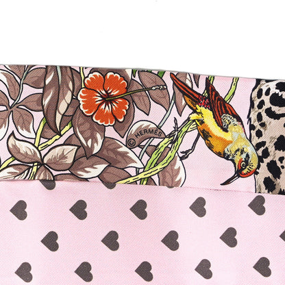 Hermes Silk Jungle Love Love Twilly Rose Pale Etoupe 4 of 4