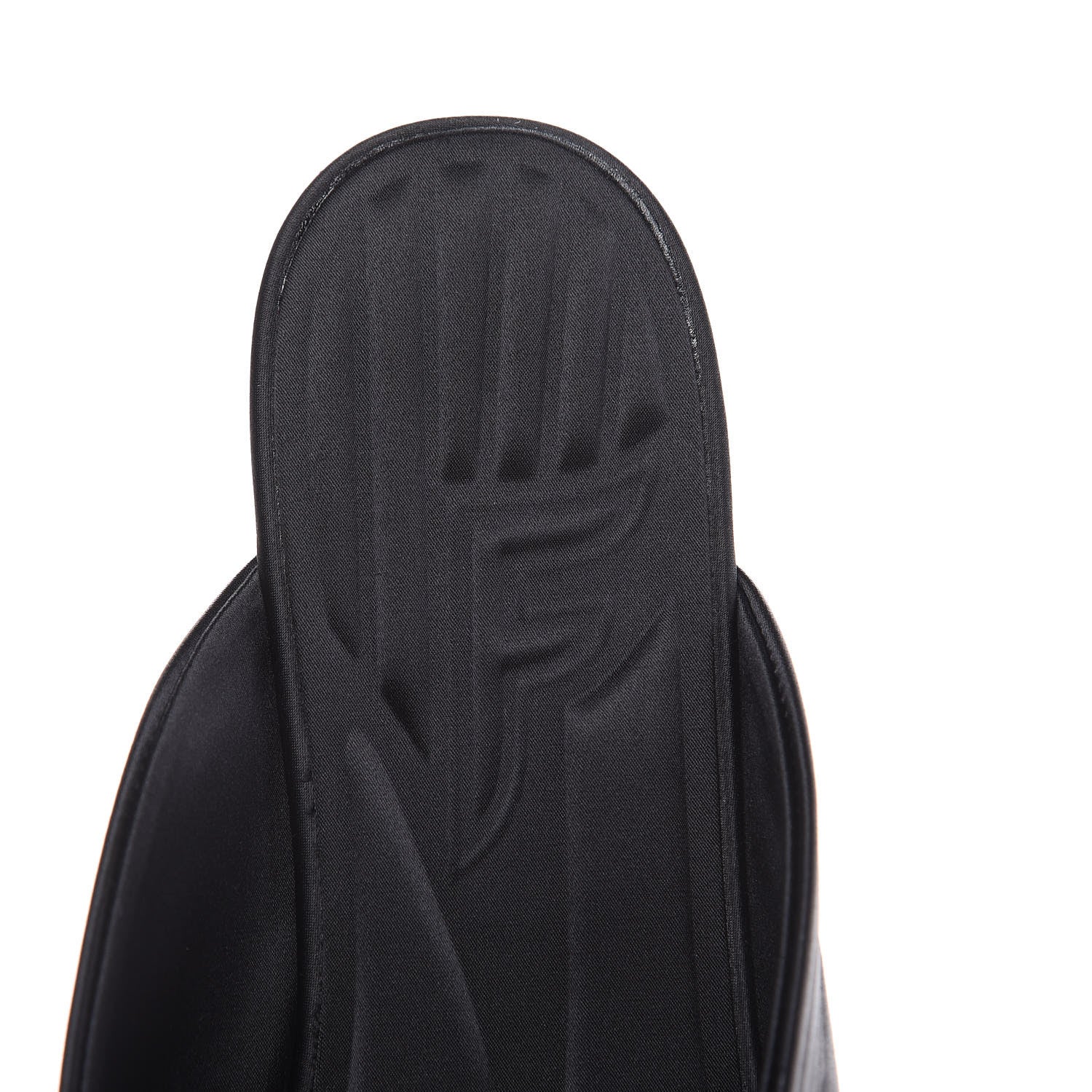 Fendi Satin Crystal FFreedom Flat Mules 37.5 Black 6 of 8