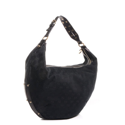 Gucci Monogram Biba Hobo Black 3 of 6