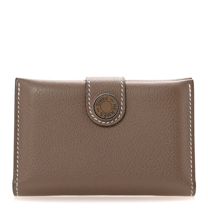 Hermes Evercolor RMS Card Holder Etoupe 1 of 7