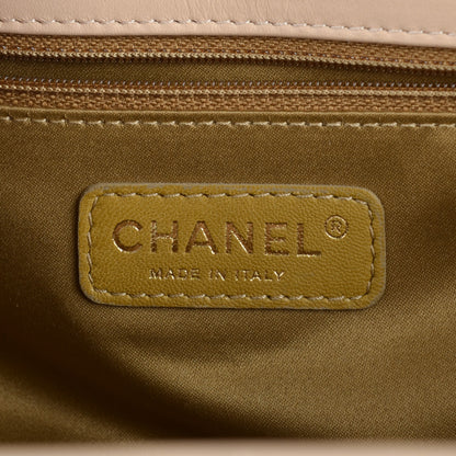 Chanel Lambskin Quilted East West Accordion Flap Beige 7 of 8