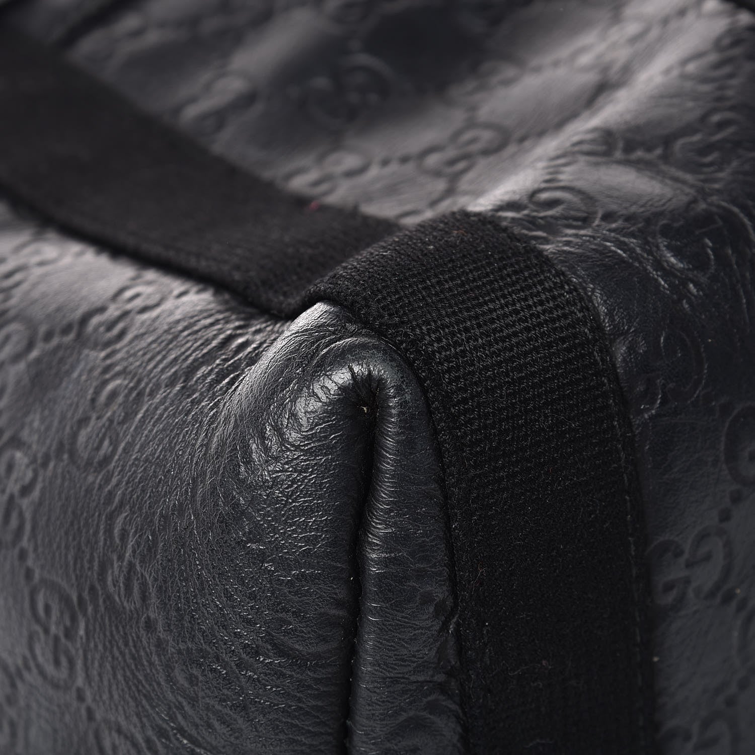 Gucci Guccissima Single Buckle Backpack Black 13 of 21
