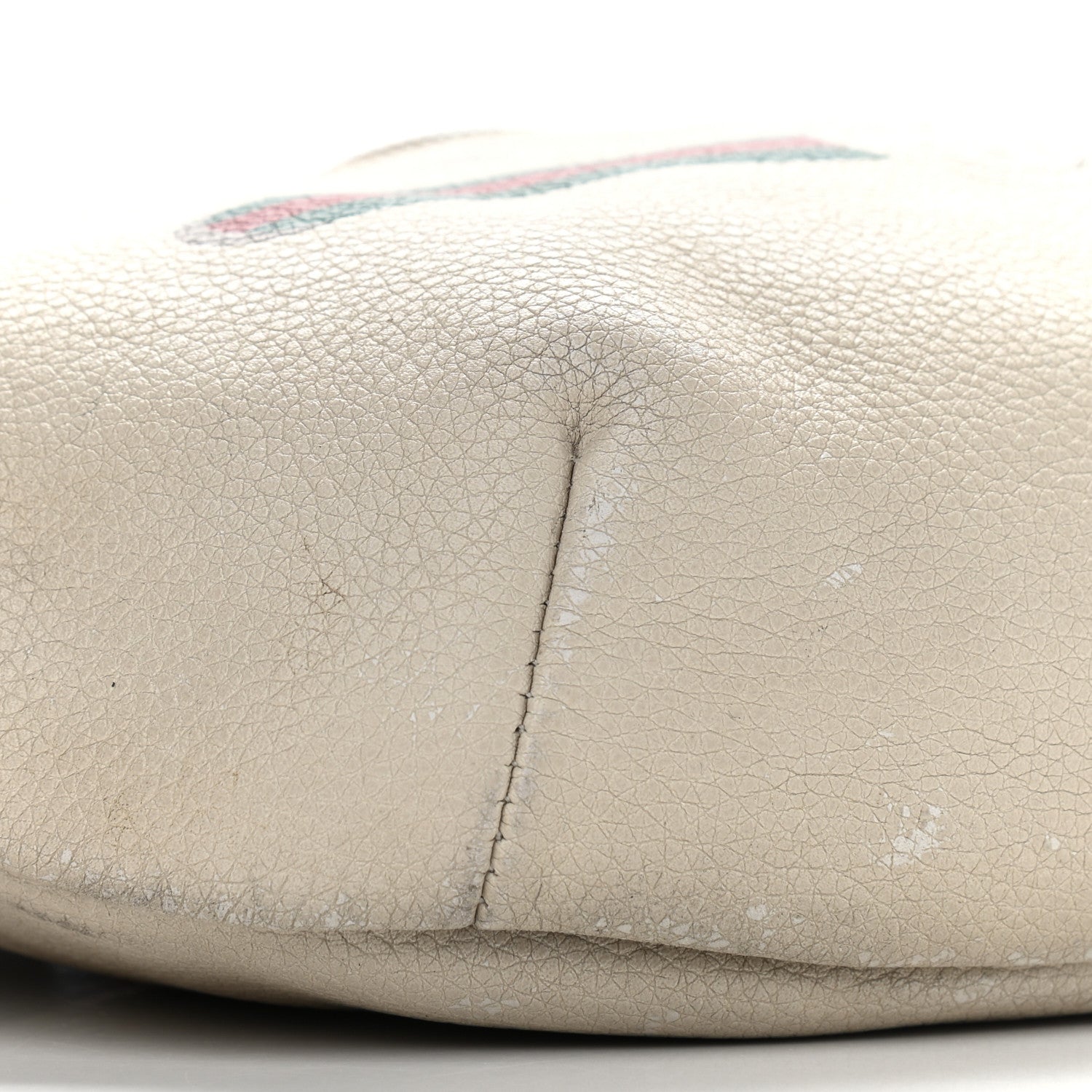 Gucci Grained Calfskin Logo Belt Bag White 8 of 14