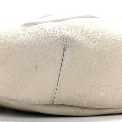 Gucci Grained Calfskin Logo Belt Bag White 8 of 14