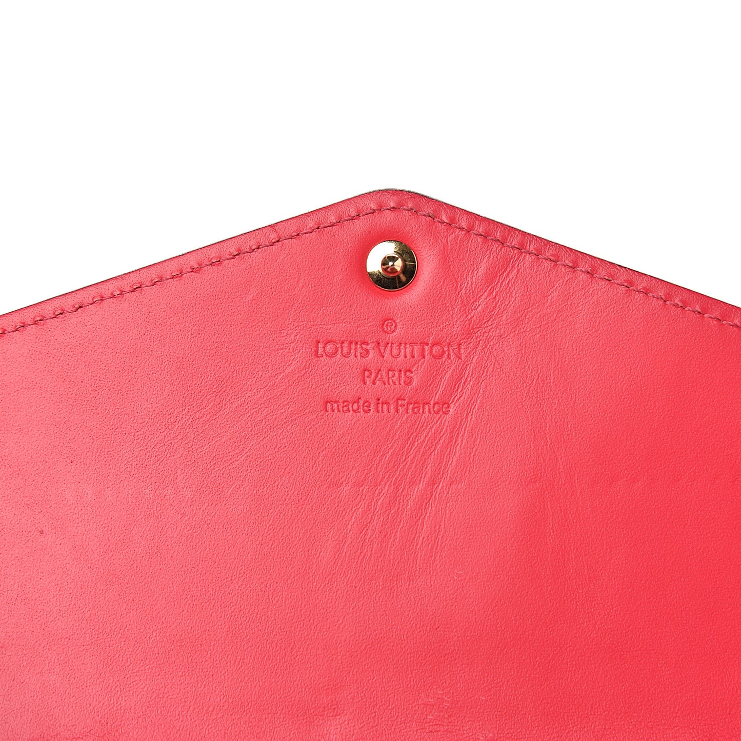 Vernis Sarah Wallet NM Rose Litchi