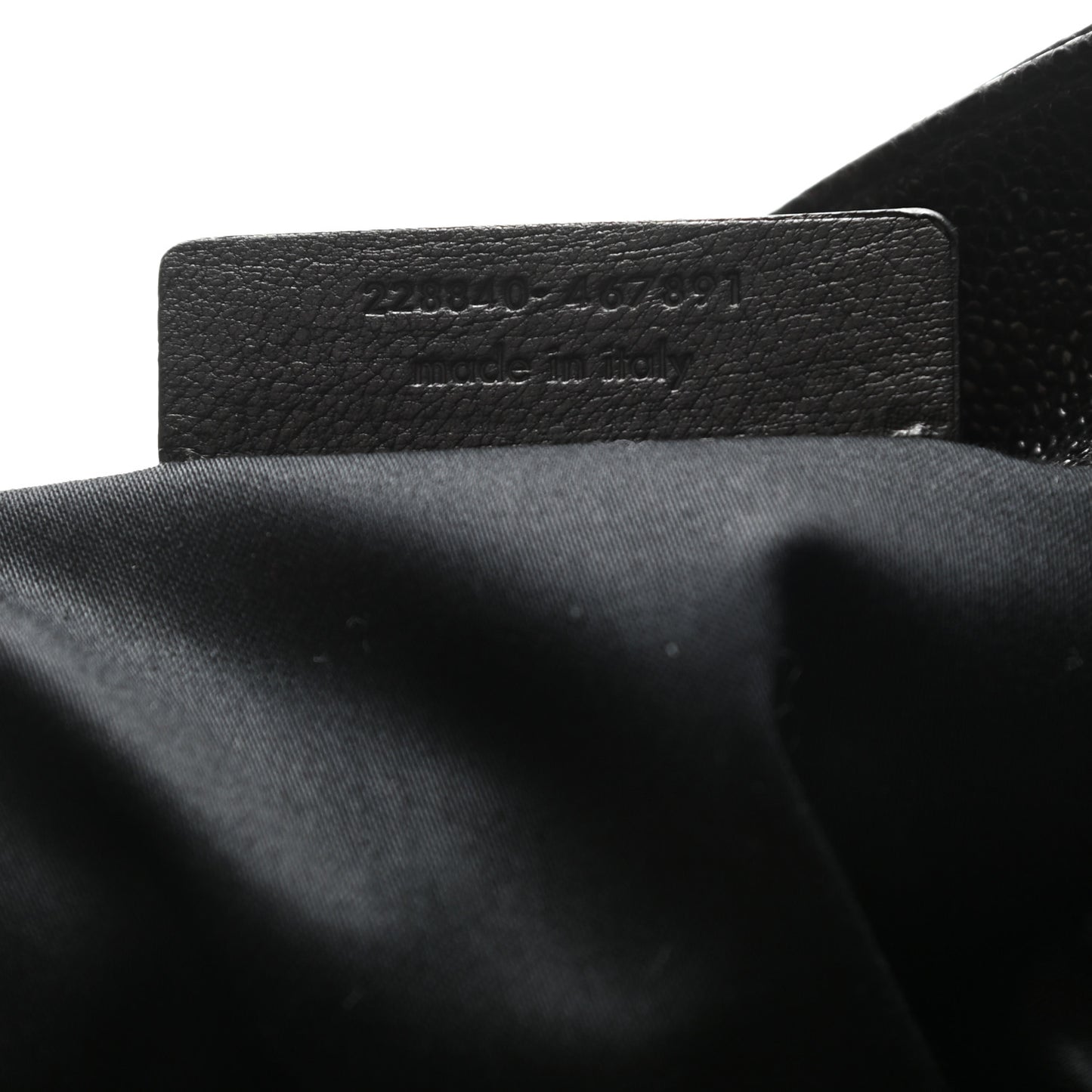 Stingray Embossed Large Roady Hobo Black