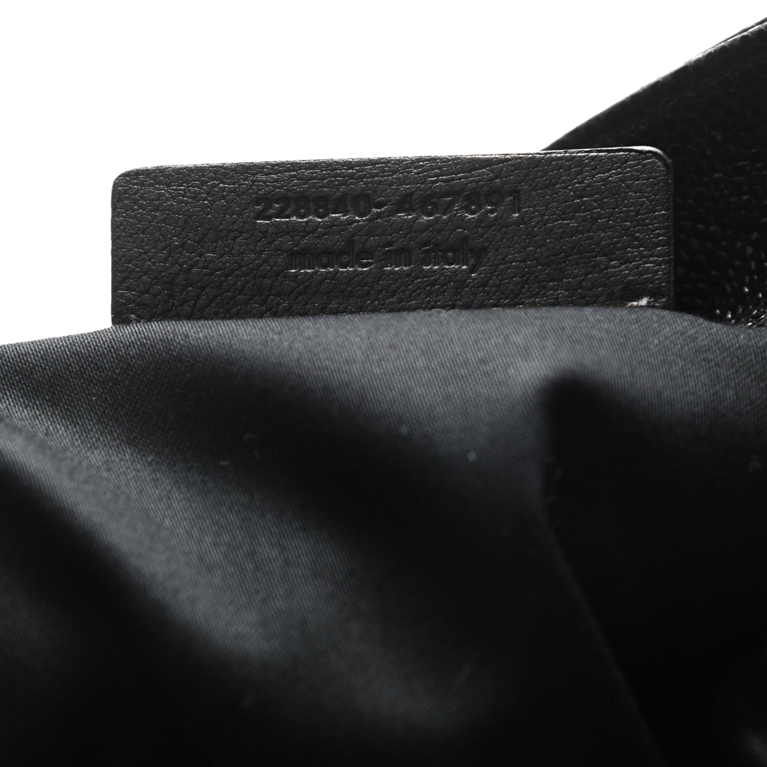 Saint Laurent Stingray Embossed Large Roady Hobo Black 7 of 10