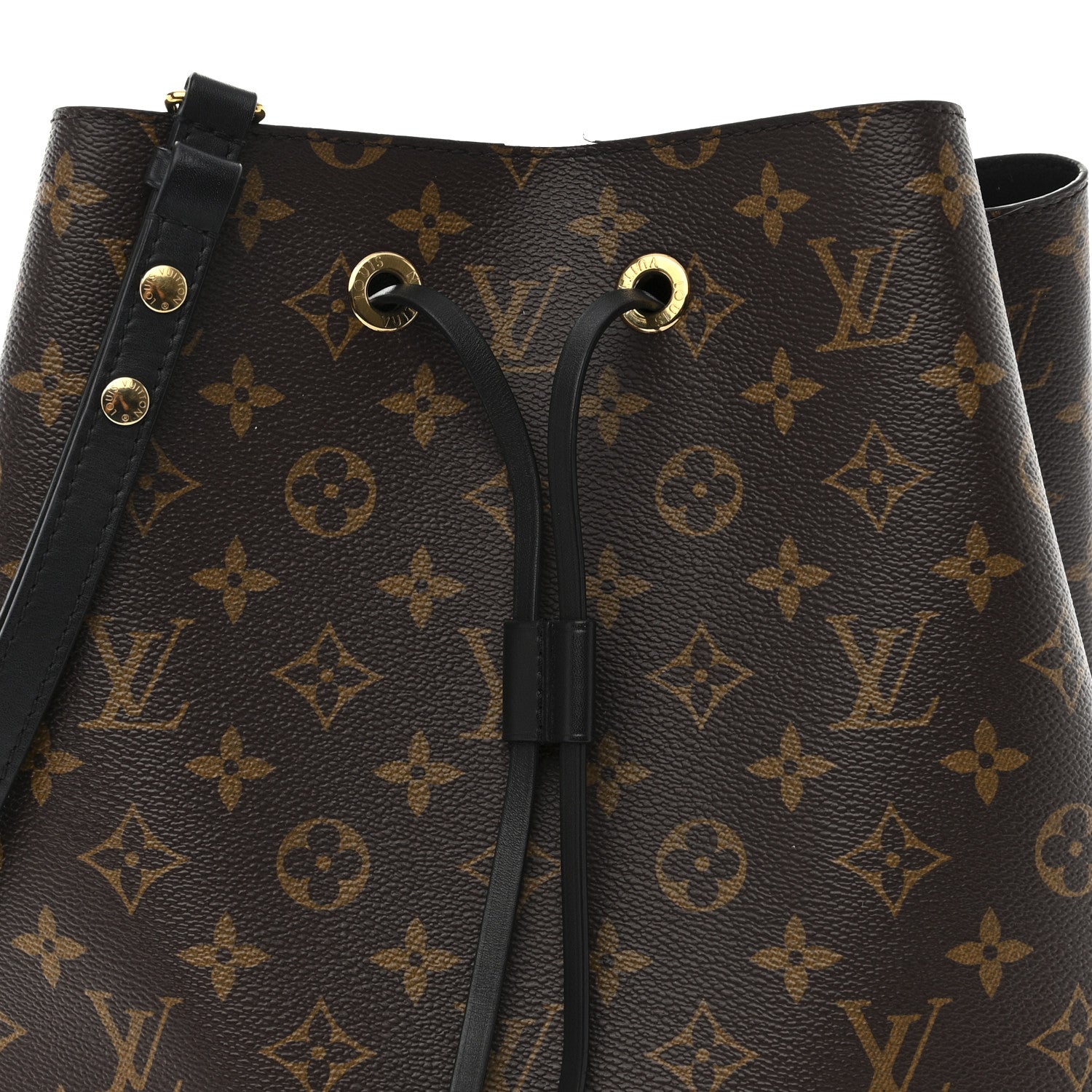 Louis Vuitton Monogram Neonoe MM Black 8 of 12