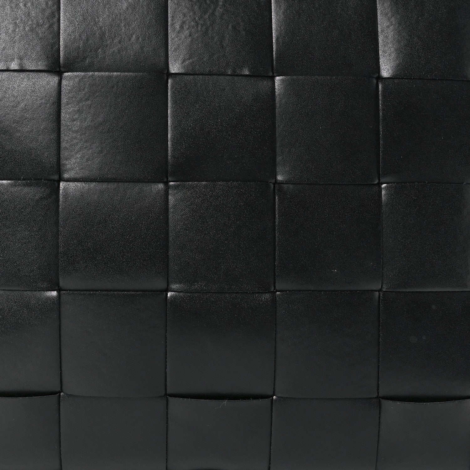 Bottega Veneta Nappa Maxi Intrecciato Medium Cassette Flat Zip Pouch Black 8 of 13