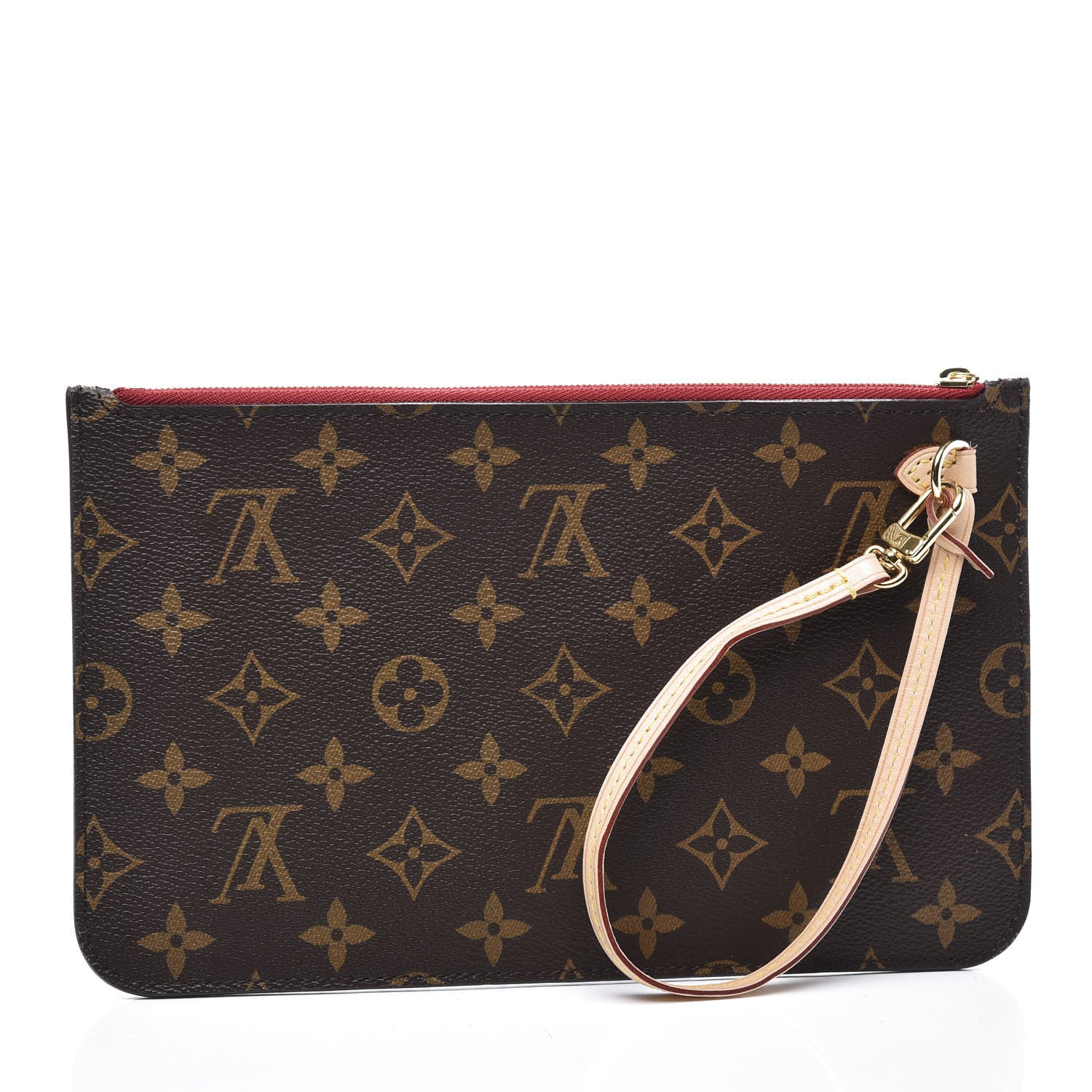 Louis Vuitton Monogram Neverfull MM GM Pochette Cherry 2 of 10