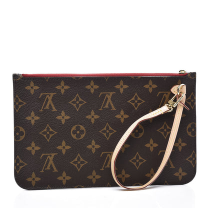Louis Vuitton Monogram Neverfull MM GM Pochette Cherry 2 of 10