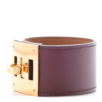 Hermes Swift Kelly Dog Bracelet T3 Bordeaux 1 of 7