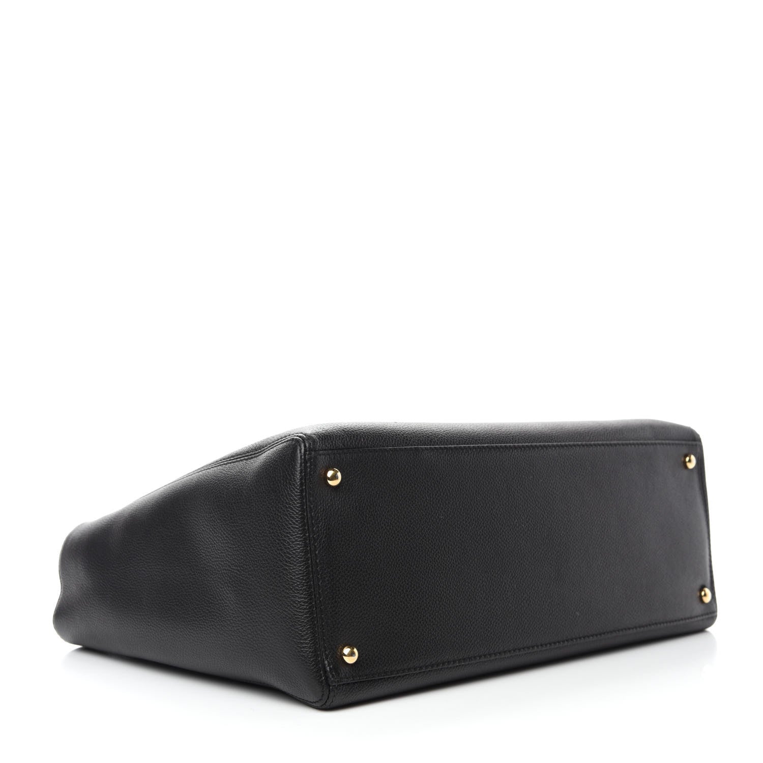 Chanel Calfskin Cerf Executive Shopper Tote Black 4 of 10